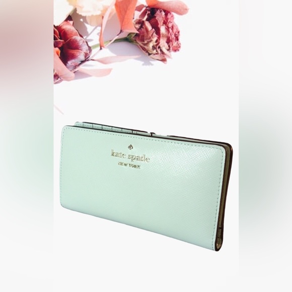 kate spade Handbags - NWOT Kate Spade Staci Large Slim Bifold Wallet Soft Saffiano Leather 3 colors